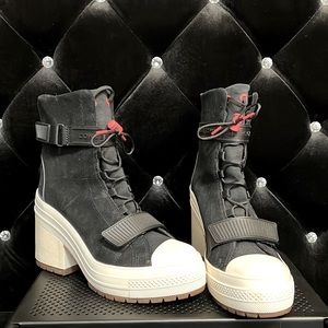 converse boot heels